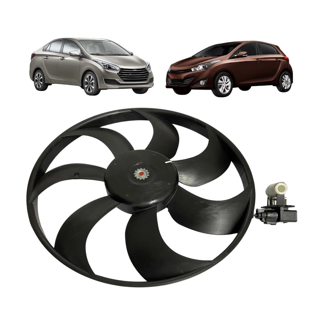 Ventoinha Radiador Para HB20 1.0 1.6 Após 2012