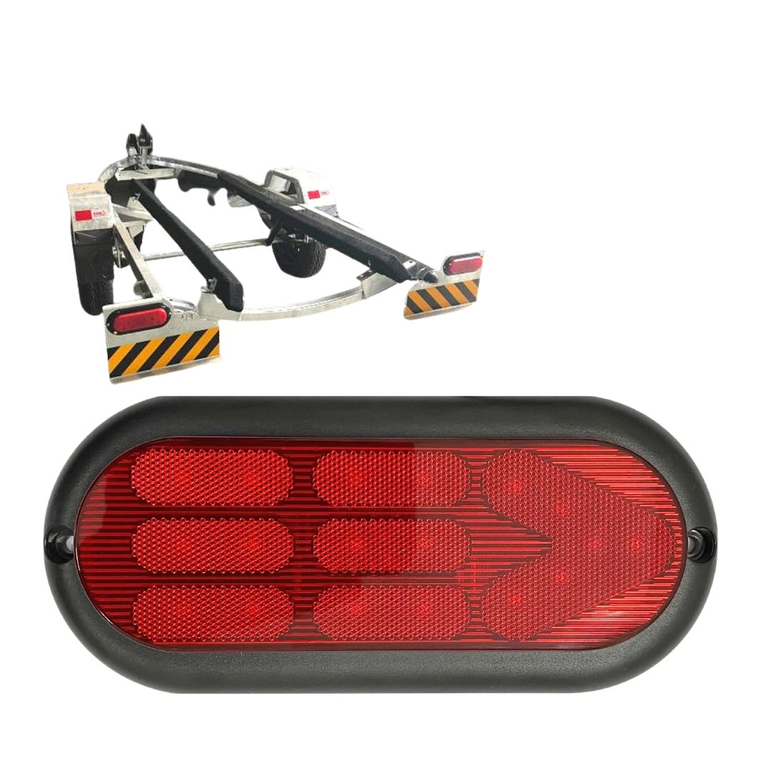 Lanterna Traseira Carretinha Universal 18 Leds Vermelha Lanterna Traseira Carretinha Universal 18 Leds Vermelha