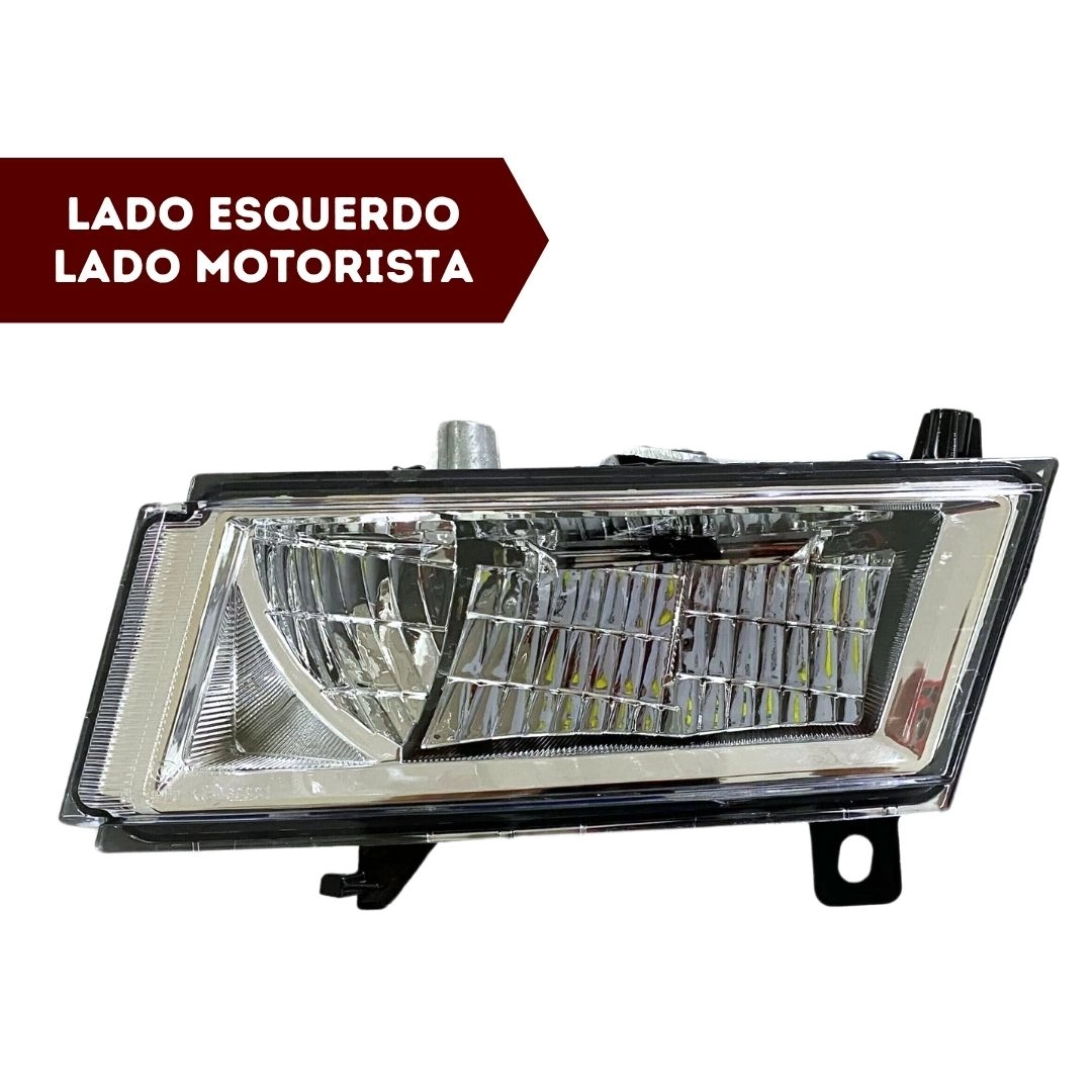 Farol Auxiliar Milha Neblina Para Scania Série 6 S6 NTG PGRS Após 2019 Lado Esquerdo Autolux 2552714 Farol Auxiliar Milha Neblina Para Scania Série 6 S6 NTG PGRS Após 2019 Lado Esquerdo Autolux 2552714