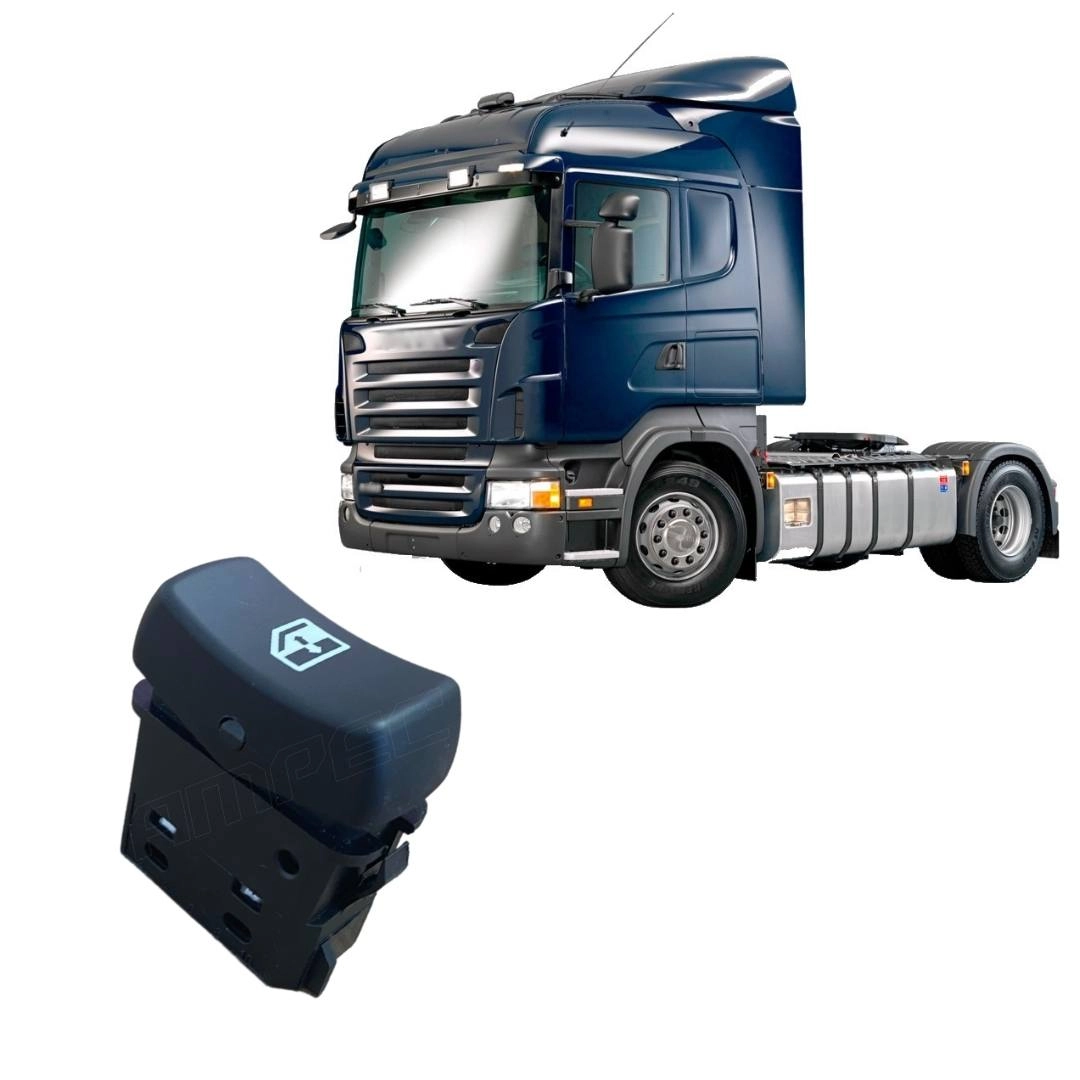 Botão Interruptor Vidro ParaScania S5 Série 5 PGR Botão Interruptor Vidro ParaScania S5 Série 5 PGR