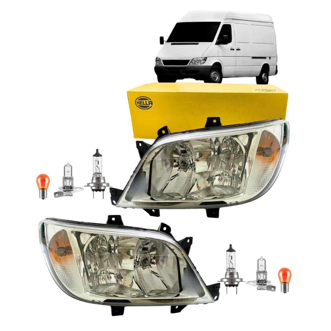 Par Farol Para Sprinter 208 211 213 214 216 CDI 2000 a 2006 Par Farol Para Sprinter 208 211 213 214 216 CDI 2000 a 2006