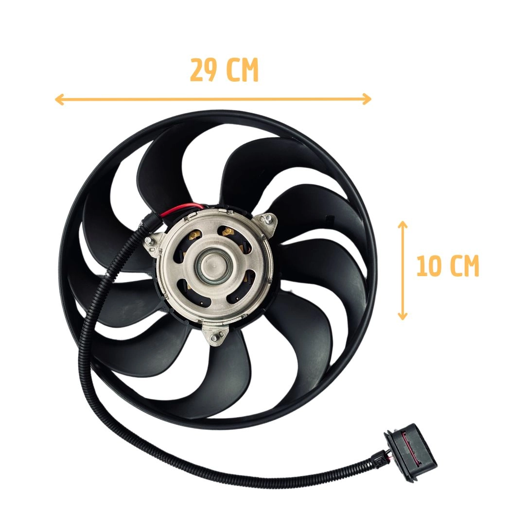 Ventoinha do Radiador Para VW Fox Cross Fox Polo Seat Ibiza