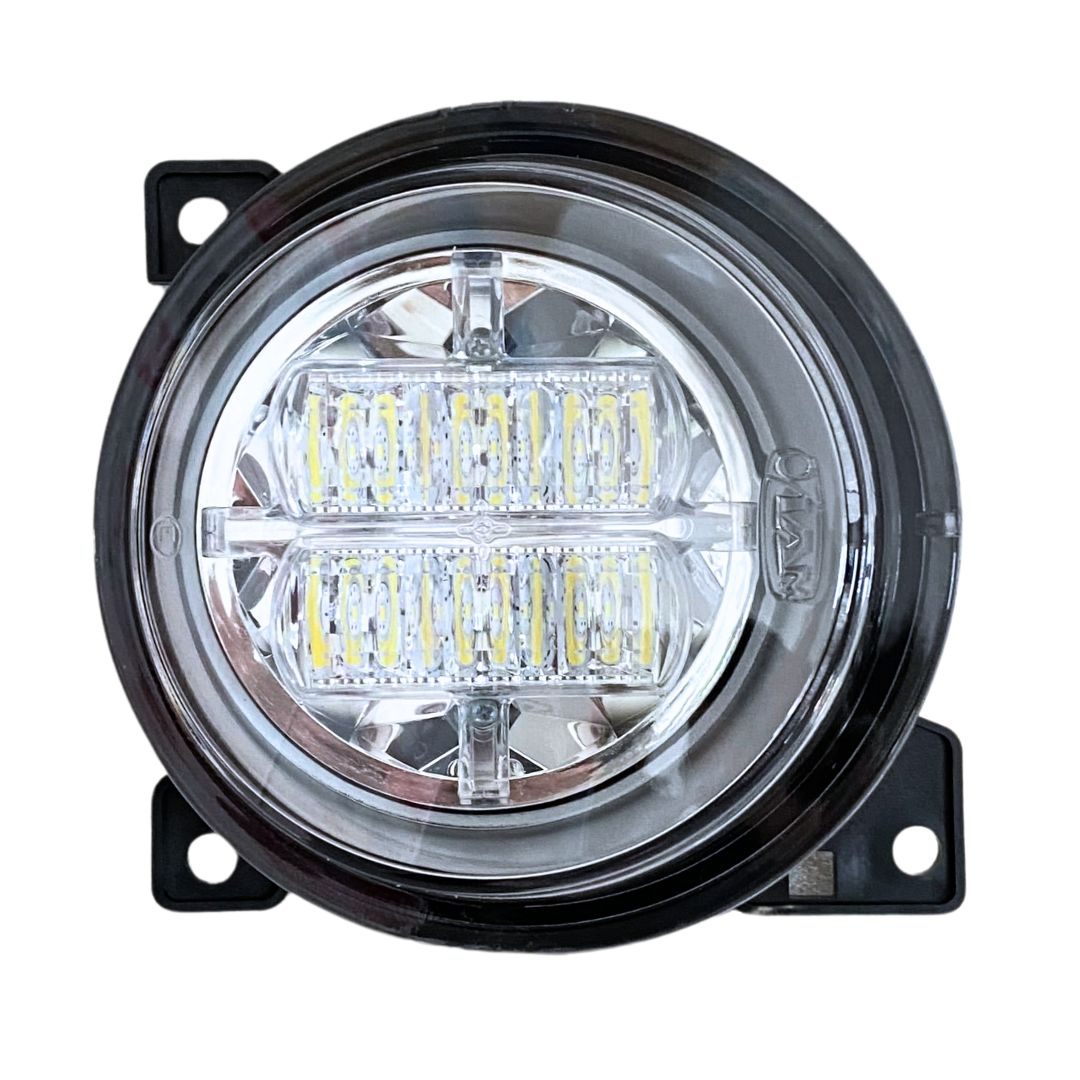 Par Farol Auxiliar Neblina Para Scania Serie 5 Full Led Farol Neblina Scania S5 Led Plug e Play