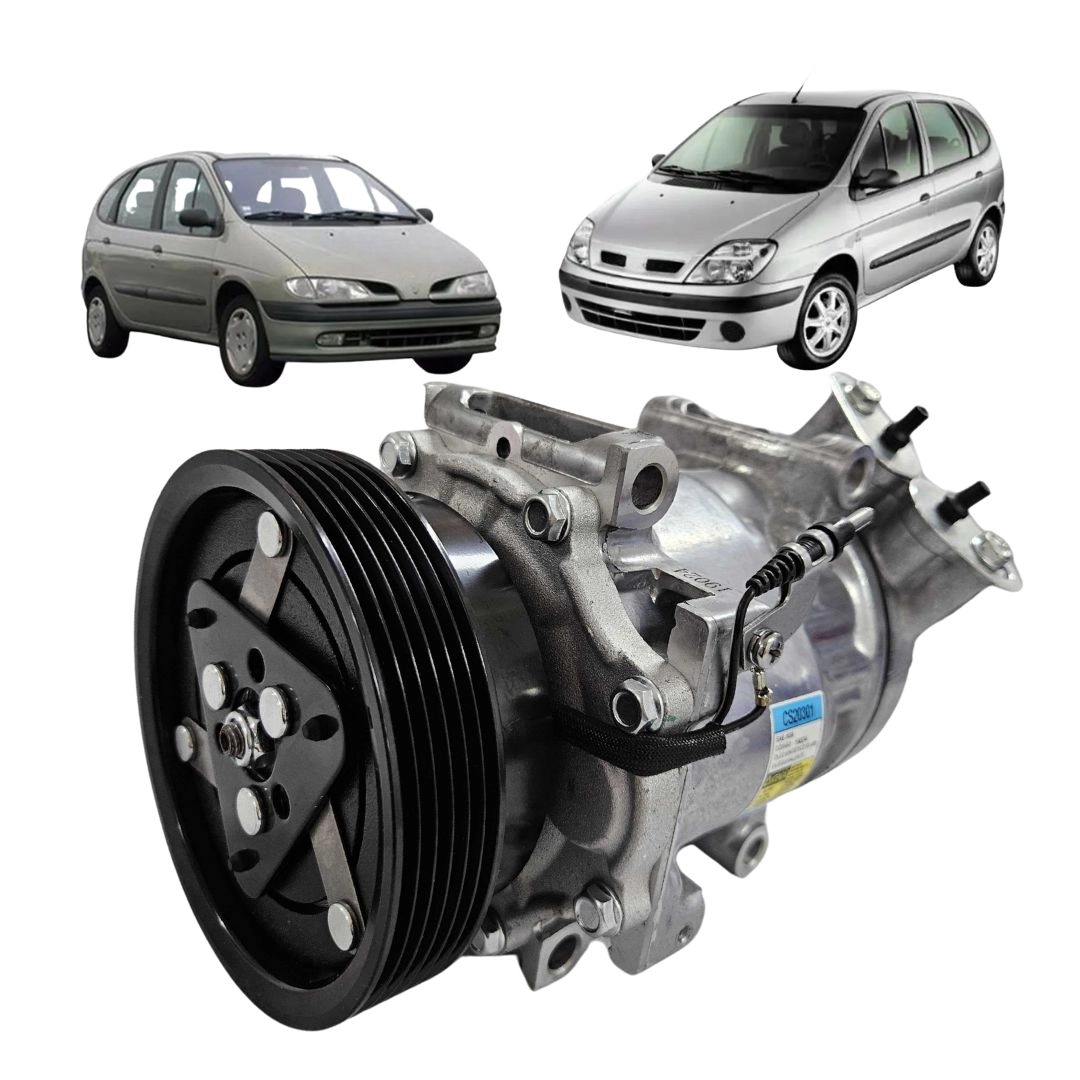 Compressor Ar Condicionado Para Scenic 1.6 1999 a 2005 6PK