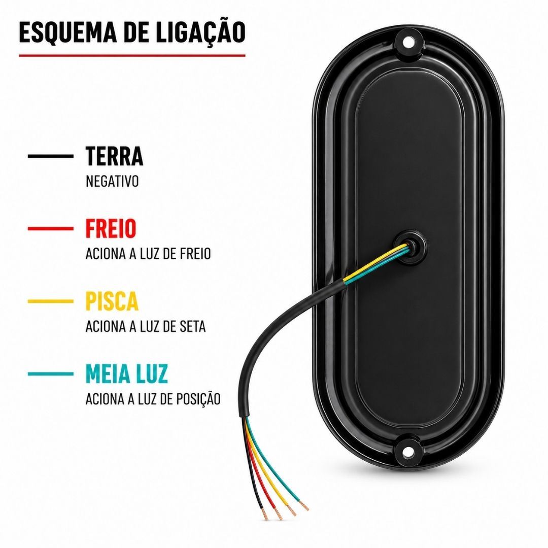 Kit 4 Lanterna Traseira 18 Led Com Luz De Placa Para Carretinha Reboque Trailer Lanterna Traseira Reboque Kit 4 Lanterna Traseira 18 Led Com Luz De Placa Para Carretinha Reboque Trailer Lanterna Traseira Reboque