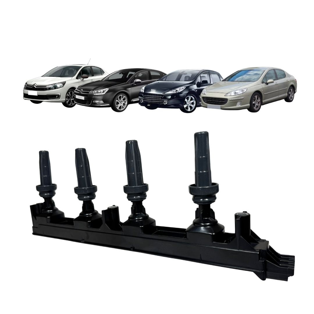 Bobina de Ignição Para Citroen C4 C5 1.6 2.0 Peugeot 307 1.6 2.0 407 Tipo Régua 6 Pinos Bobina de Ignição Para Citroen C4 C5 1.6 2.0 Peugeot 307 1.6 2.0 407 Tipo Régua 6 Pinos