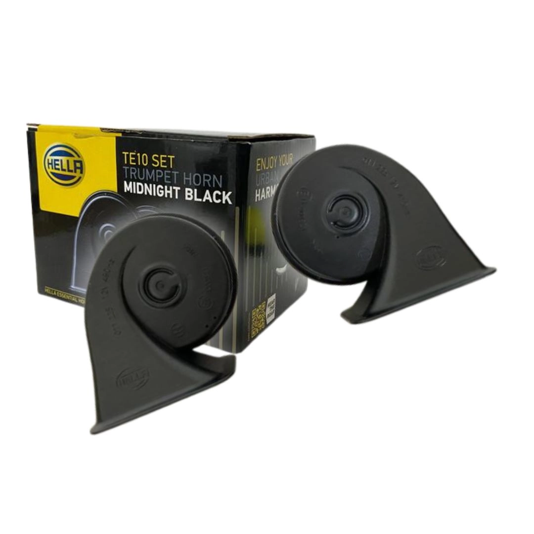 Par de Buzina Caracol Hella 12V Universal Grave e Agudo 110dB Buzina Dupla Potente