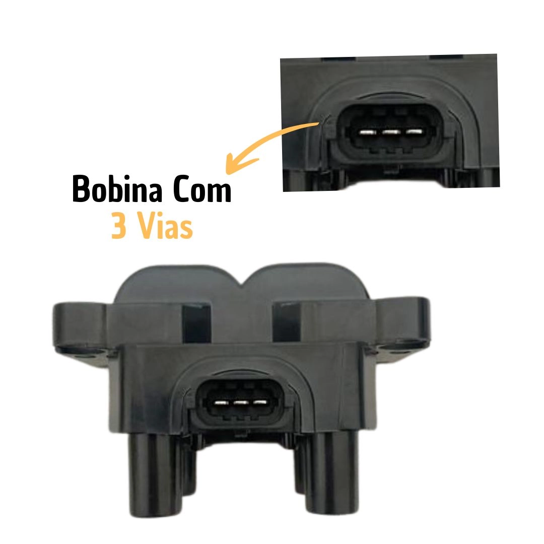 Bobina Ignição 3 Vias Para Fiat Palio Doblo Fiorino Idea Punto Siena Uno Hella F000ZS0207 Bobina Ignição 3 Vias Para Fiat Palio Doblo Fiorino Idea Punto Siena Uno Hella F000ZS0207