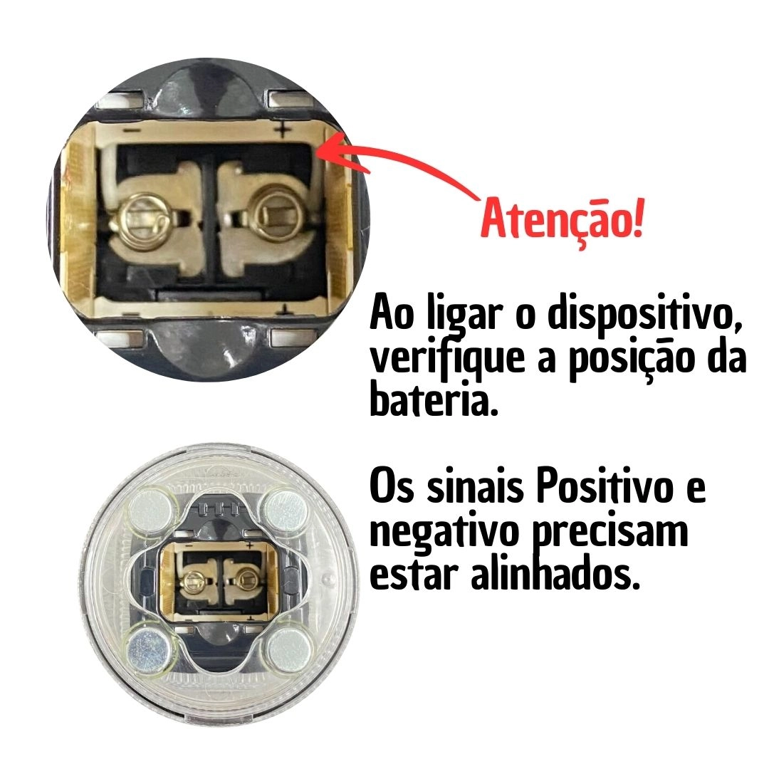 Luz Advertência Portátil Bateria 9v Magnética 28 Led DNI4075