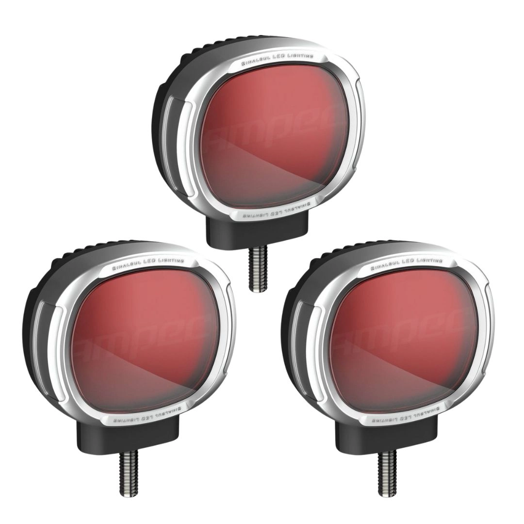 Kit 3 Lanternas Três Marias Foguinho Led Bivolt Vermelha Kit 3 Lanternas Três Marias Foguinho Led Bivolt Vermelha