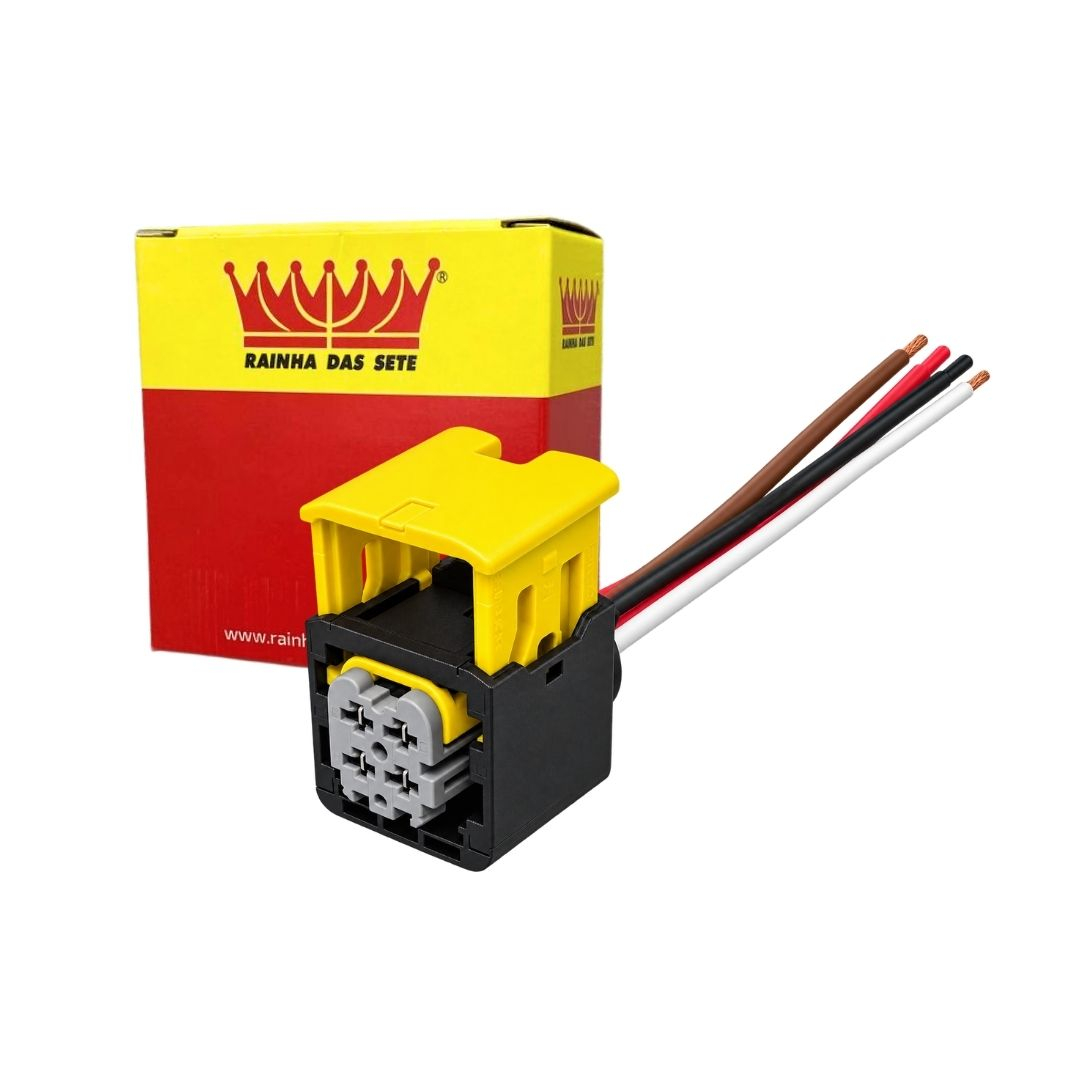 Kit Reparo Conector Chicote Sensor NOx 4 Vias Fêmea Arla 32 Caminhão Ford Cargo VW Constellation Volvo Scania Iveco Mercedes Motor Cummins MWM Euro 5 Kit Reparo Conector Chicote Sensor NOx 4 Vias Fêmea Arla 32 Caminhão Ford Cargo VW Constellation Volvo Scania Iveco Mercedes Motor Cummins MWM Euro 5