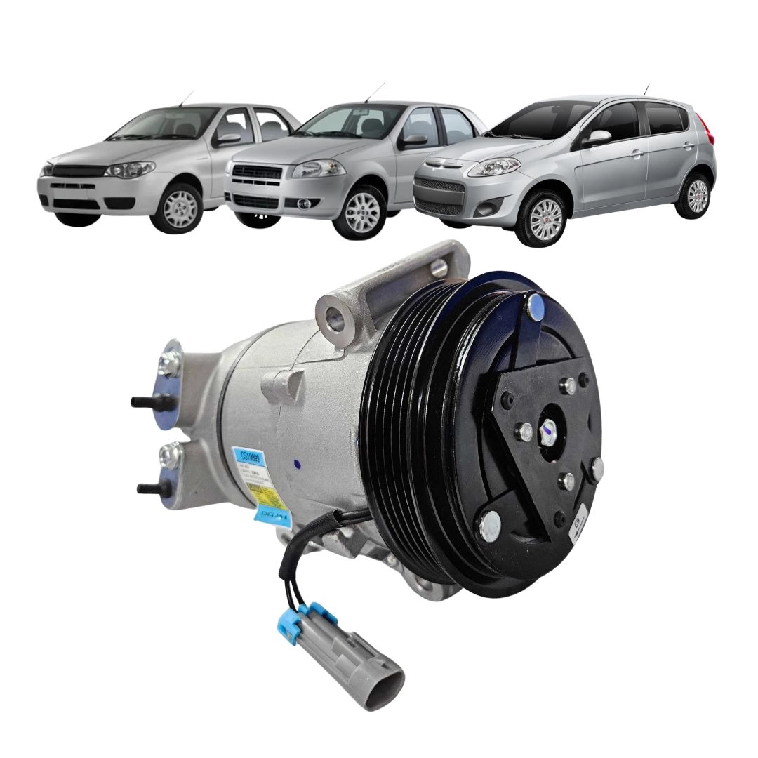 Compressor Ar Condicionado Para Palio 1.0 2005 a 2019 5PK