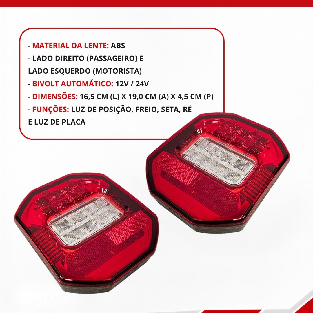 Par Lanterna Traseira Marmita Marmitão LED Universal Bivolt Com Vigia Caminhão VW Constellation Delivery Worker Ford Cargo Jeep Troller Carretinha Reboque Prancha Baú Par Lanterna Traseira Marmita Marmitão LED Universal Bivolt Com Vigia Caminhão VW Constellation Delivery Worker Ford Cargo Jeep Troller Carretinha Reboque Prancha Baú