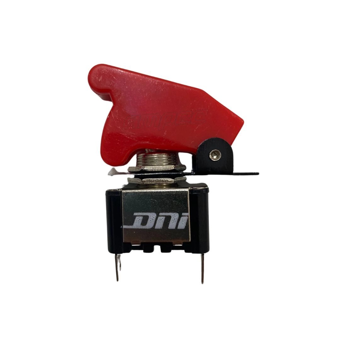 Kit 2 Chave Botão Liga Desliga 2 Posições Vermelha Tipo Caça