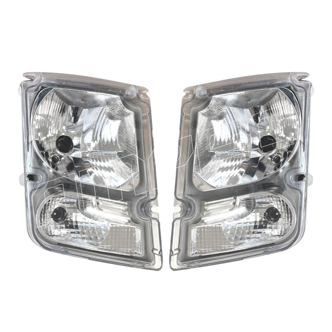 Par Farol Dianteiro 24v Para Volvo Vm 220 Vm 260 Vm 330 2005 a 2013 Com Lâmpadas 20818763 20818771 Par Farol Dianteiro 24v Para Volvo Vm 220 Vm 260 Vm 330 2005 a 2013 Com Lâmpadas 20818763 20818771