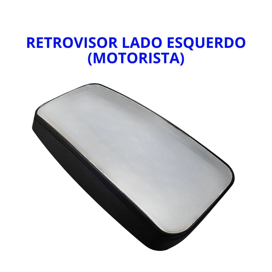 Retrovisor Para Mercedes Benz Axor Atego Lado Esquerdo Convexo EDN 0028101316