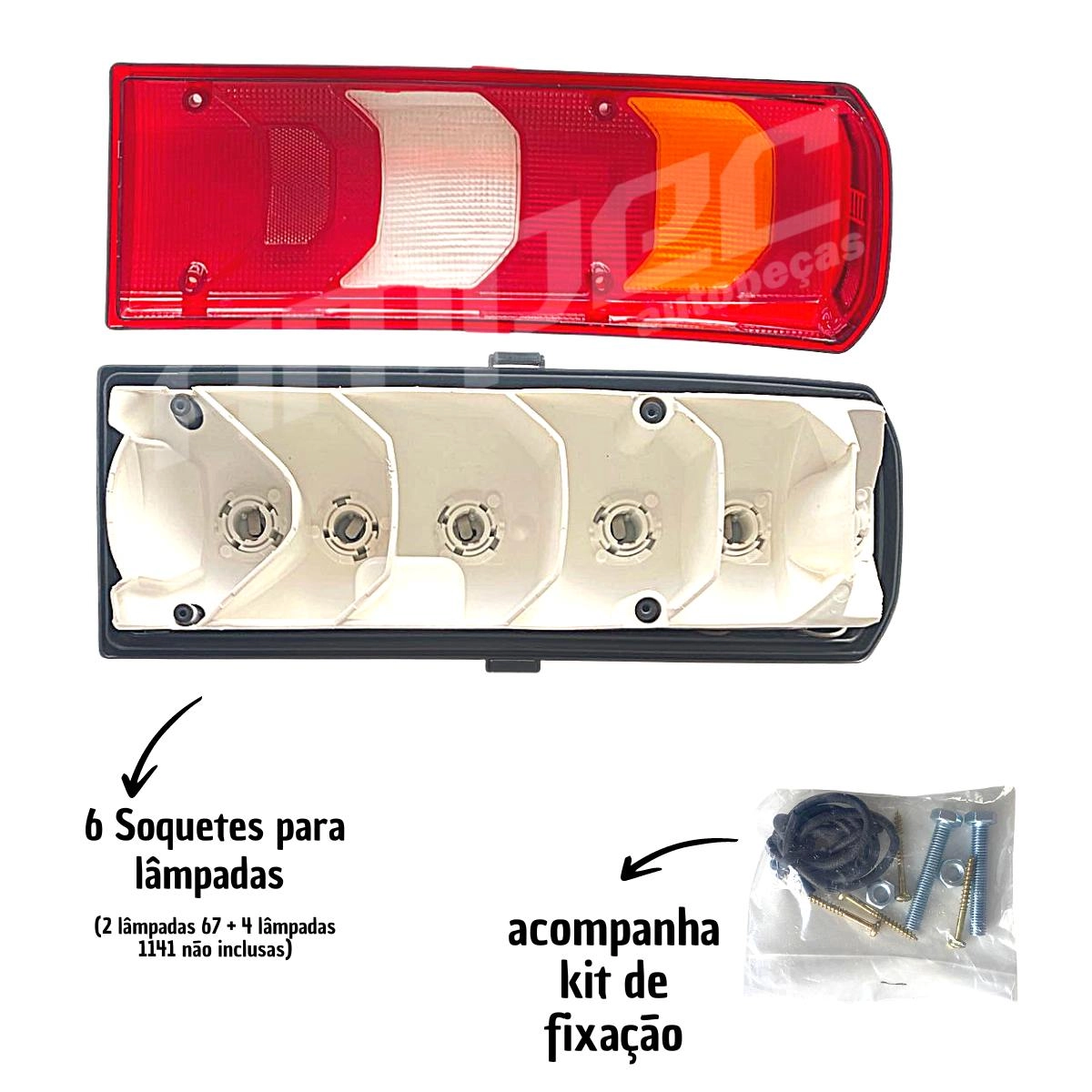 Lanterna Traseira Mercedes Actros Atego Acelo Atego Esquerdo