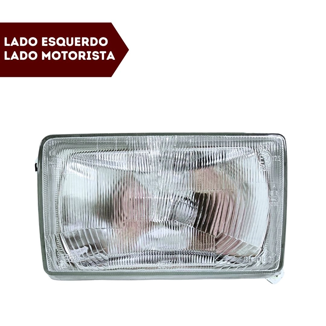Farol Principal Para Santana Quantum 85 a 90 Esquerdo Vidro