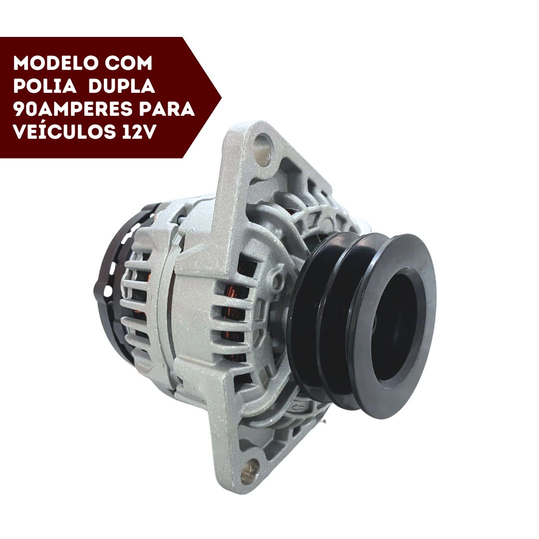 Alternador 90a 12v Para Mercedes 710 LO610 OM364 2001 a 2005