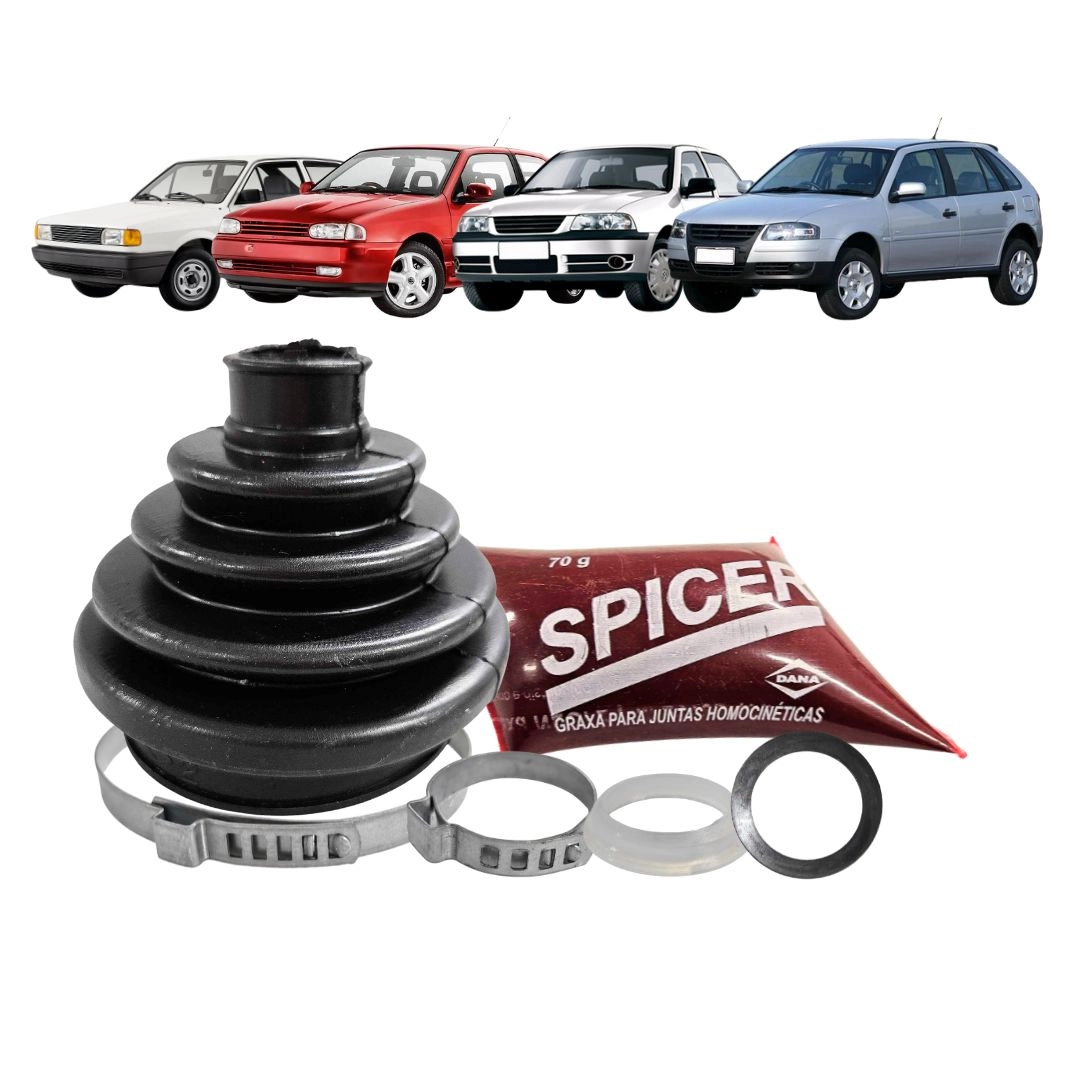 Kit Reparo Coifa Homocinetica Para Gol 1.6 AP 95 a 08 Roda