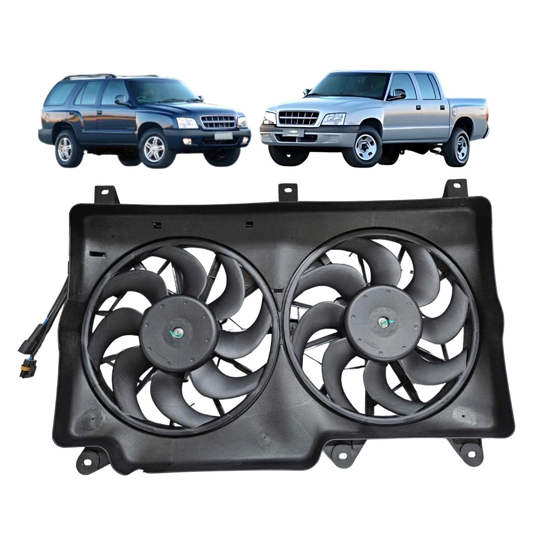 Ventoinha Radiador Completa Para Blazer S10 2.4 2001 a 2011 Ventoinha Radiador Completa Para Blazer S10 2.4 2001 a 2011