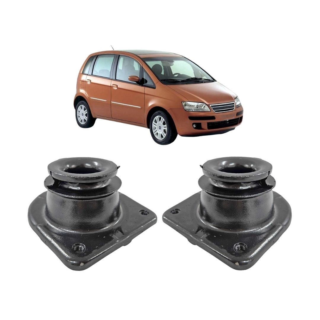 Par Coxim Amortecedor Dianteiro Rolamento Para Idea Após 06