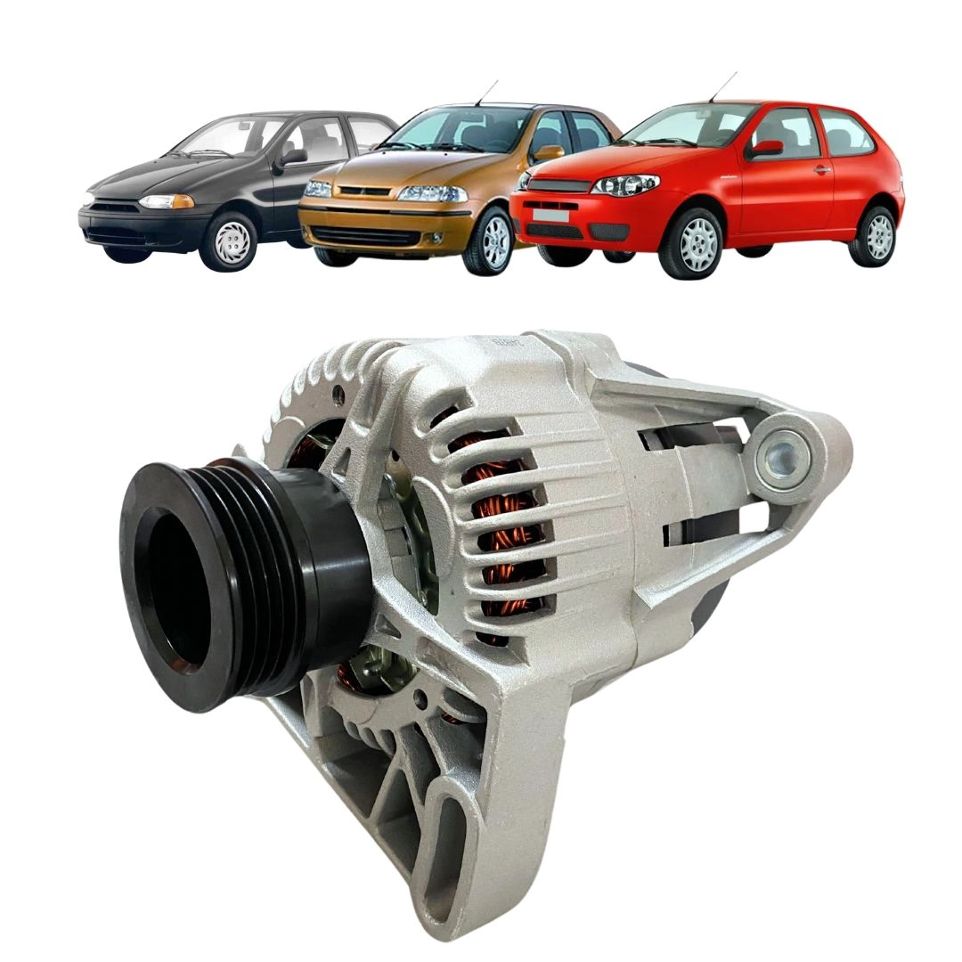 Alternador 90a 12V Para Fiat Palio 1.0 1996 a 2010 ZEN 44002