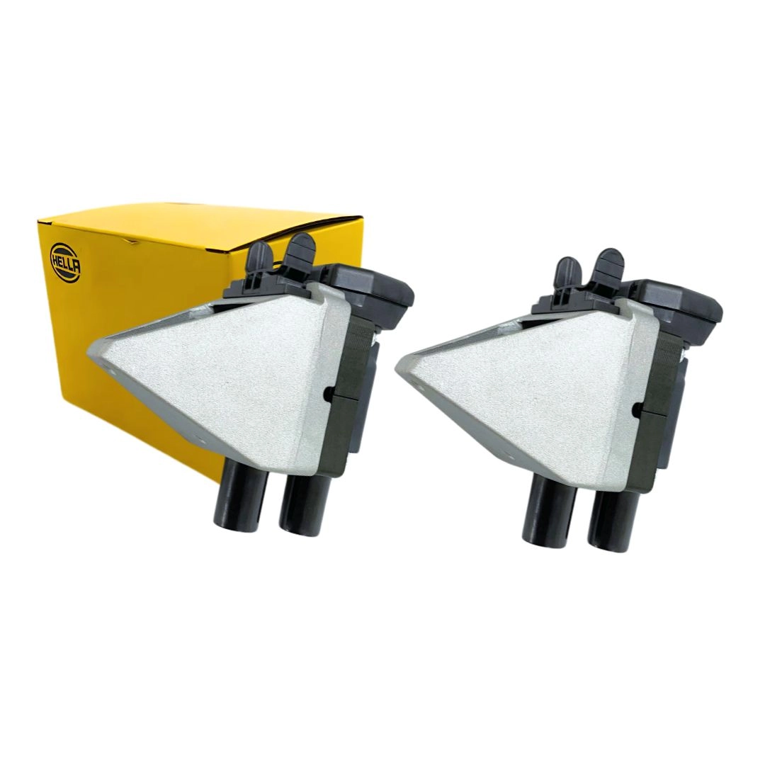 Kit 2 Bobina de Ignição Para Mercedes C180 C200 C220 Hella