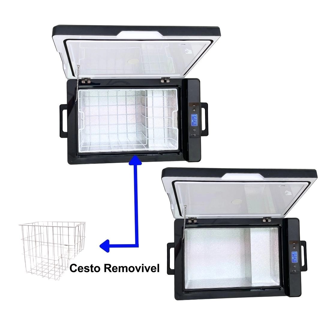 Geladeira 30 Litros 12V/24V 110v/220v Caminhão Ônibus Van