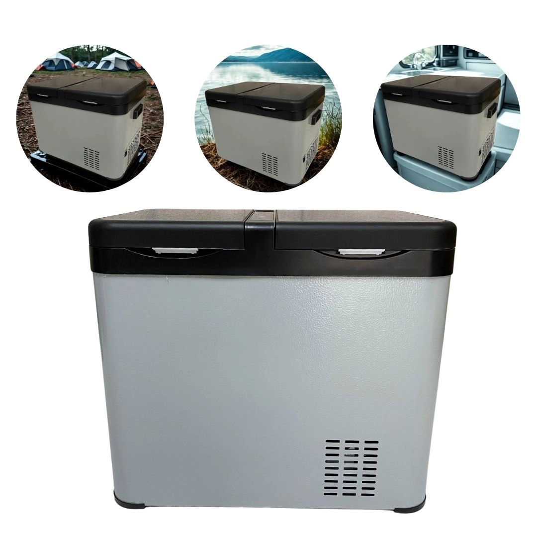 Geladeira 45 Litros Dupla 12V/24V 110v/220v Caminhão Ônibus
