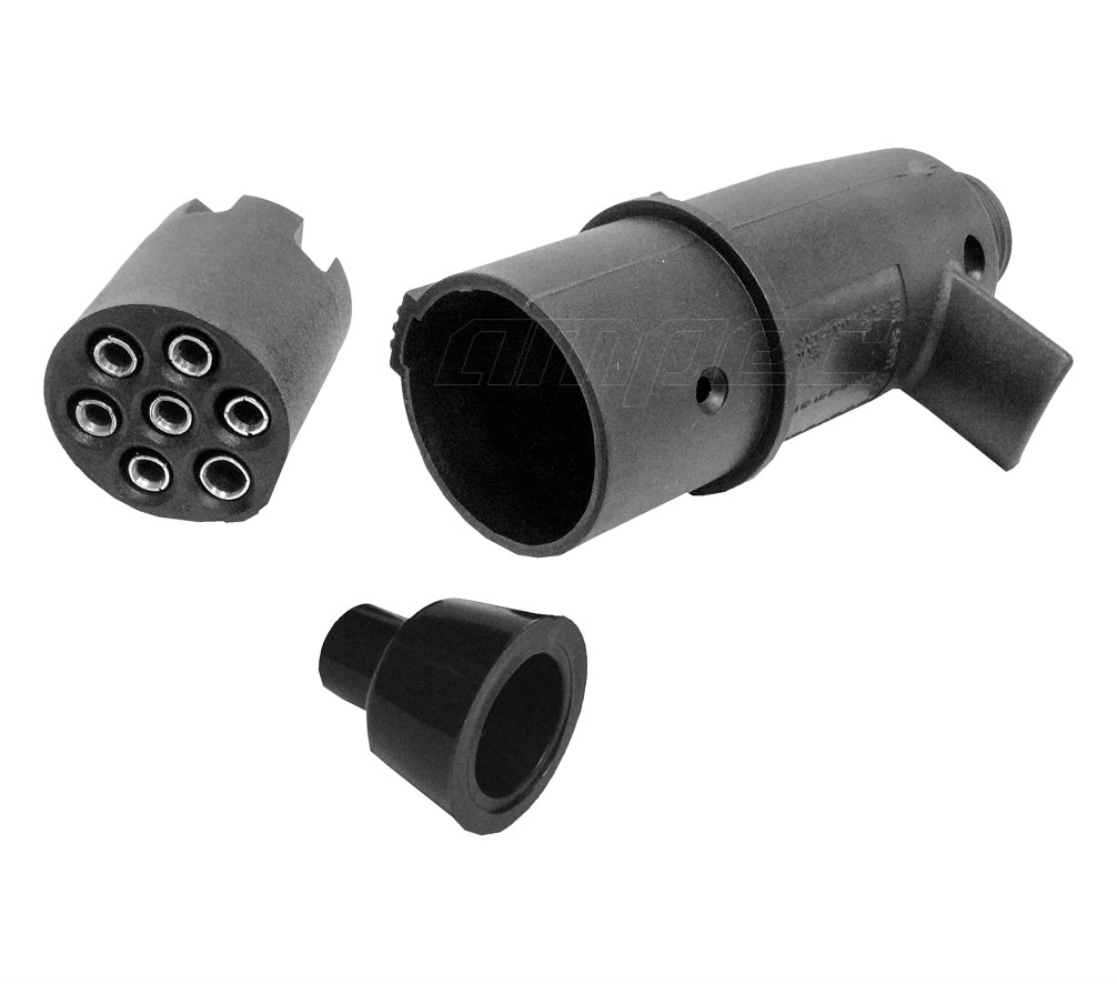 Par Tomada Eletrica Caminhao Carreta Macho Femea 7P Original Par Tomada Eletrica Caminhao Carreta Macho Femea 7P Original