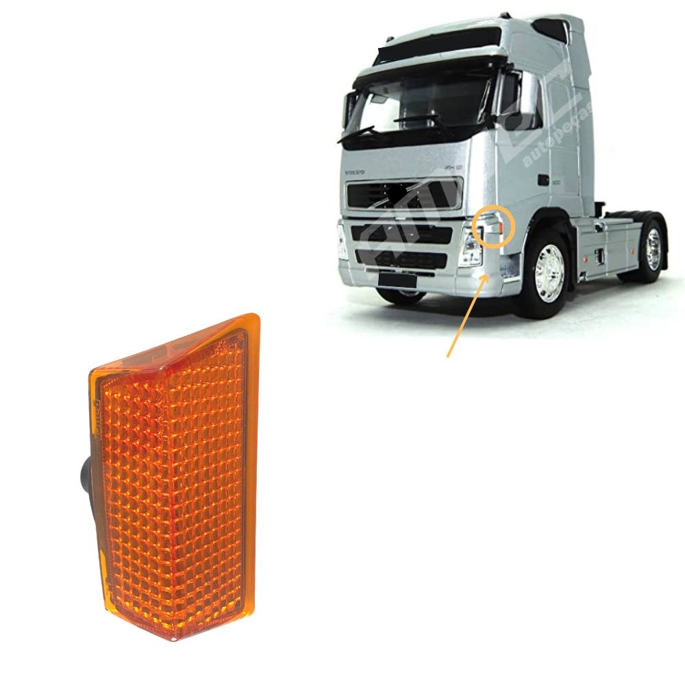 Lanterna Pisca Seta ParaVolvo FH FM ap 2004 Esquerdo Lanterna Pisca Seta ParaVolvo FH FM ap 2004 Esquerdo
