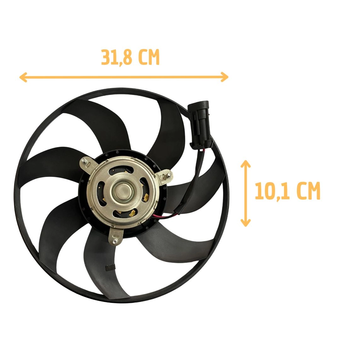 Ventoinha Radiador Para Ducato Jumper Boxer Lado Esquerdo