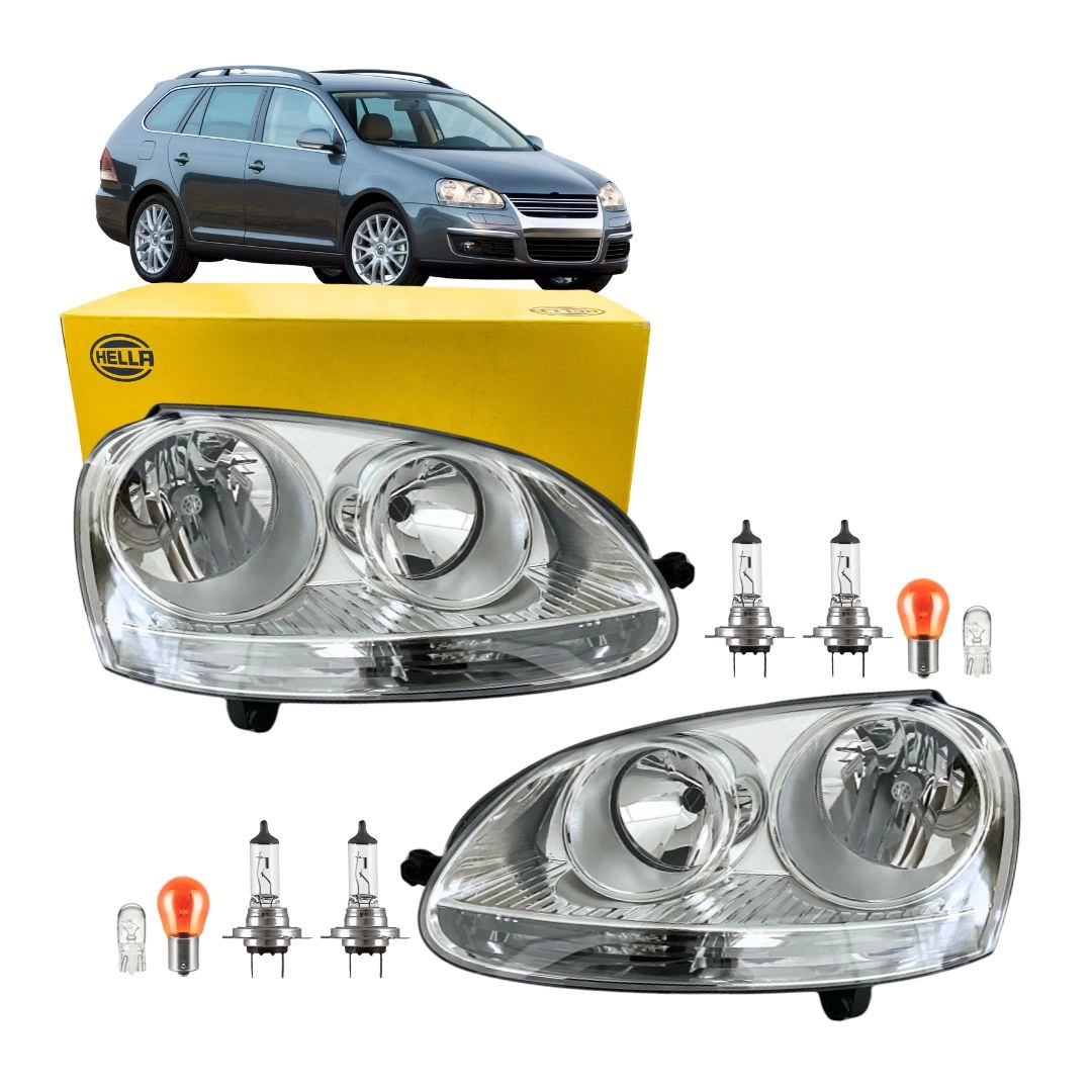 Par Farol Para Golf Variant TSI 2005 a 2009 Hella Par Farol Para Golf Variant TSI 2005 a 2009 Hella