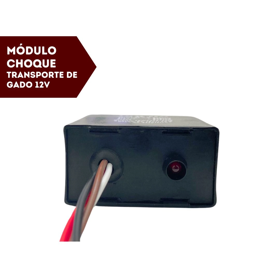Rele Módulo Choque em Boi Transporte Gado 12V C/ Suporte DNI Rele Módulo Choque em Boi Transporte Gado 12V C/ Suporte DNI