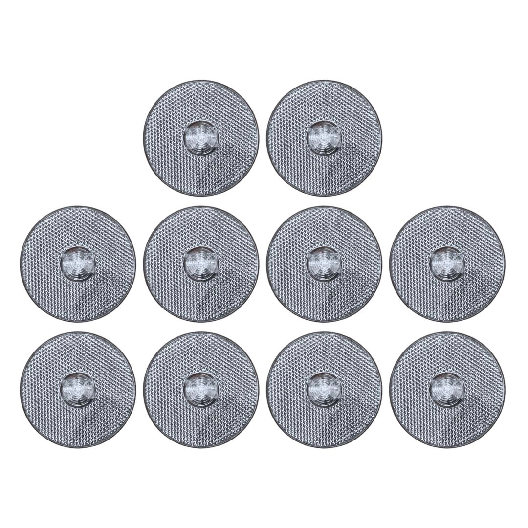 Kit 10 Lanternas Lateral Led Caminhão Carreta Sem Suporte Cristal G